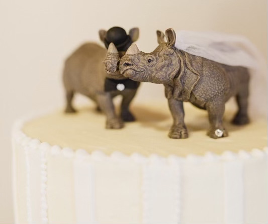 Rhino Cake Toppers